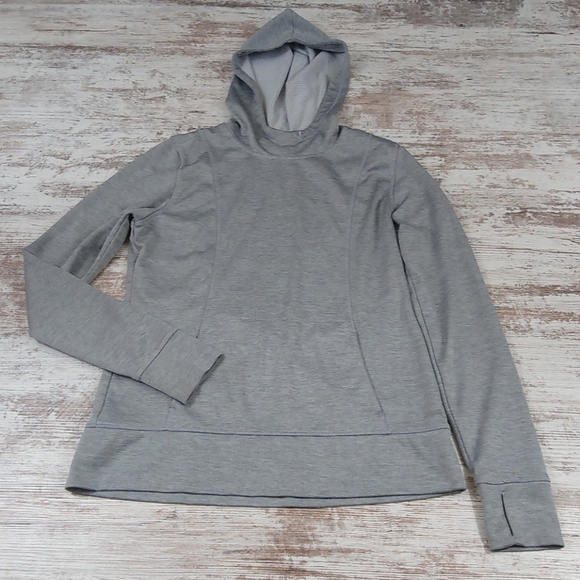 Avia Tops - Avia Gray Pullover Hoodie Sweatshirt Jacket Top